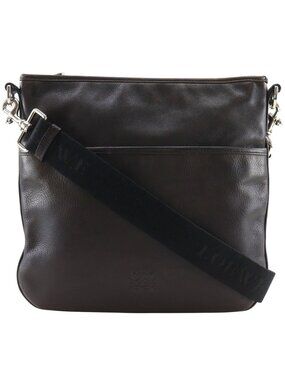 Loewe Anagram Leather Black Shoulder Bag